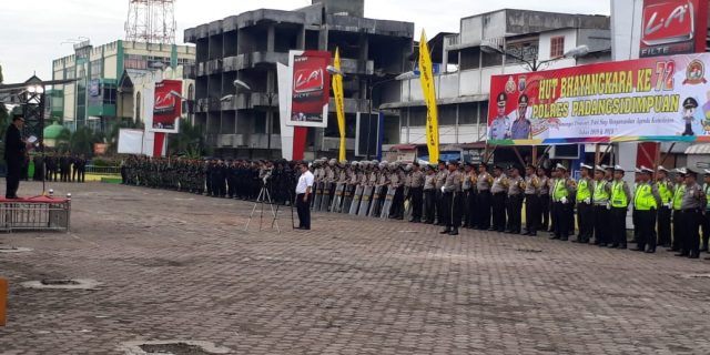 Polres Padangsidimpuan Laksanakan Upacara HUT Bhayangkara ke 72     