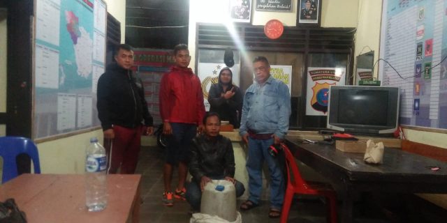 Polres Nias Selatan Sita 105 Liter Duo Nifaro