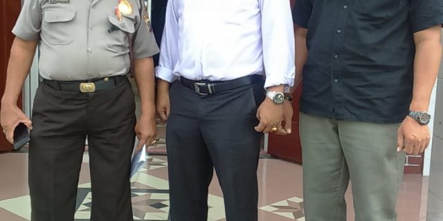 Polsek Medan Baru Laksanakan Pengamanan Gereja di Wilayah Hukumnya