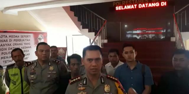 Begal Sadis Ditangkap Polsek Medan Baru, Satu Ditembak Mati