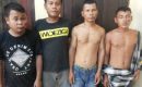 Keempat Pria Ini Ditangkap Polisi Saat Pesta Minum Tuak dan Narkoba