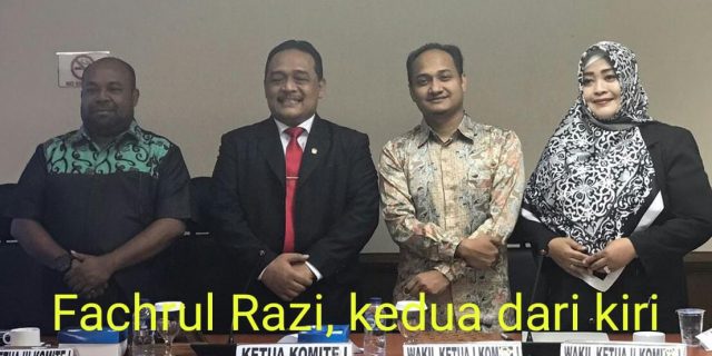 Senator Fachrul Razi Dipilih Kembali Sebagai Pimpinan Komite I DPD RI