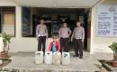 Polsek Lolowau Polres Nisel Kembali Sita 140 Liter Tuak Suling