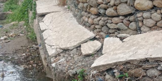 Baru Siap Dibangun, Bronjong Pengaman Sungai Batang Ayumi Ambruk