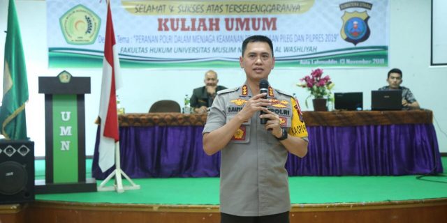 Kapolrestabes Medan Diundang Sebagai Nara Sumber di Kampus Yunus Karim UMN AL Wasliyah Kapolrestabes Medan Diundang Sebagai Nara Sumber di Kampus Yunus Karim UMN AL Wasliyah