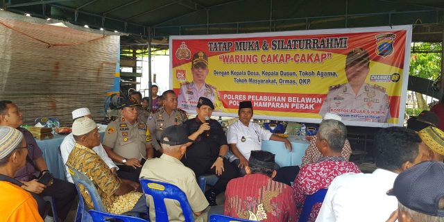 Mantap Kapolres Pelabuhan Belawan Tatap Muka DiWarung Cakap Cakap