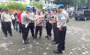 Propam dan Sarpras Polrestabes Medan Periksa Senpi Personil Polsek Medan Baru