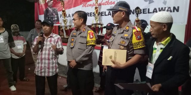 Tim Rafles Juara Troup Gembira Piala Kapolres Pelabuhan Belawan