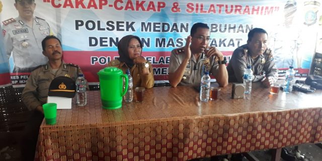 Diapresiasi Warga !! Cakap-cakap Dan Silaturami Polsek Medan Labuhan 