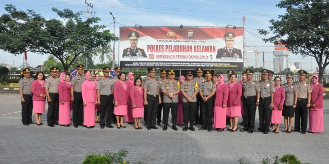 Mantap!! 19 Perwira  Dan 35 Bintara Polres Belawan Naik Pangkat