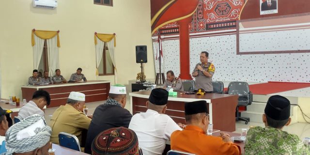 Wujudkan Situasi Kamtibmas, AKBP Ikhwan Tatap Muka Dengan Tokoh Agama Dan Ulama 