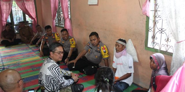Kapolres Asahan Bantu Warga Penderita Kanker