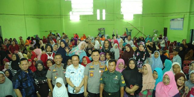 Kapolrestabes Medan Tinjau Sosialisasi Penyaluran BPNT dan PKH
