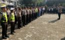 Kapolsek Medan Baru Pimpin Apel Pengamanan Tahun Baru Imlek