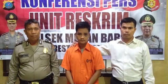 Penjambret Dompet Ditangkap Polsek Medan Baru