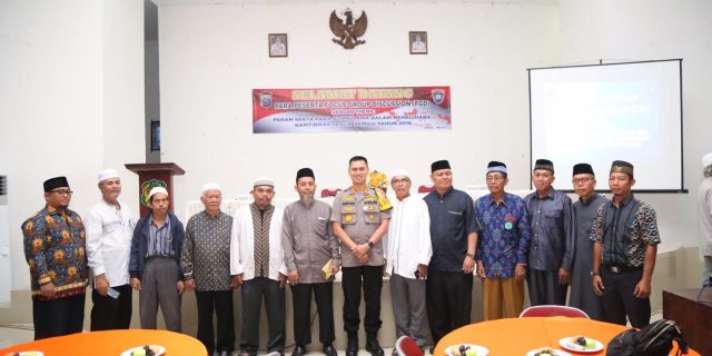 Kapolrestabes Medan Adakan FGD dengan Alim Ulama