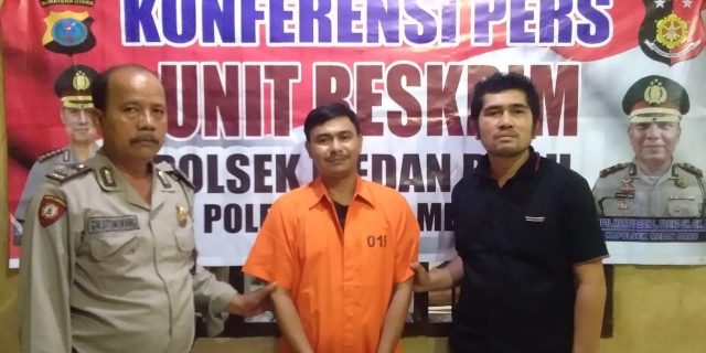 Pencuri Laptop “Digulung” Tim Pegasus Polsek Medan Baru