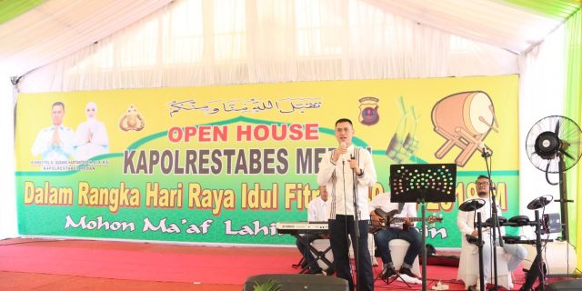 Kapolrestabes Medan Adakan Open House
