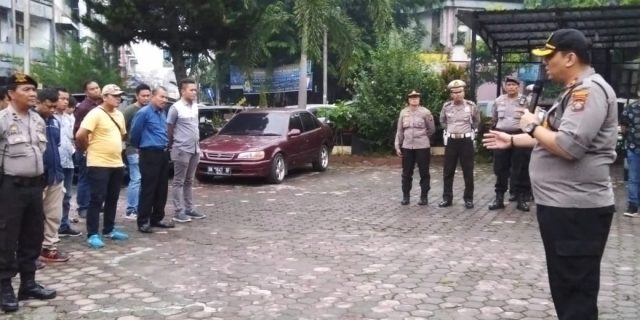 Polsek Medan Baru Gelar Apel Pagi dan Acara Halal Bi Balal Hari Raya Idul Fitri
