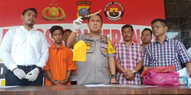 Pelaku Pembunuhan Sadis Ditangkap Polres Asahan