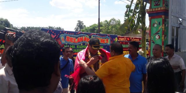 Kapolsek Medan Baru Hadiri Acara Kumbabishegam Shri Hanuman Kuil Karang Sari Polonia