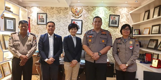 Kapolsek Medan Baru Sambut Kedatangan Konsul Jepang