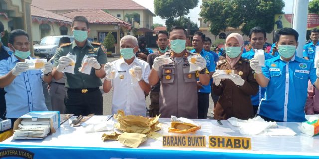 Polres Asahan Ungkap 146 Kasus Narkotika dan Amankan 183 Orang Pelaku
