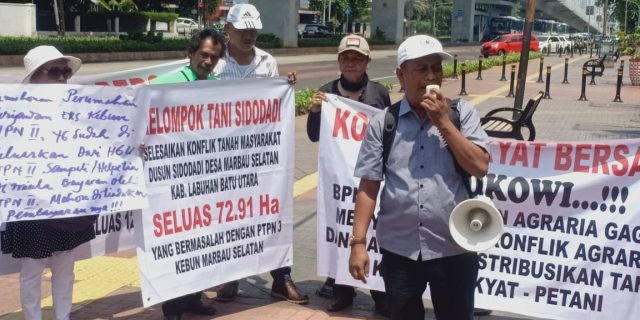 Ini Tuntutan Kelompok Tani Komite Rakyat Bersatu Kepada Kementerian ATR/BPN