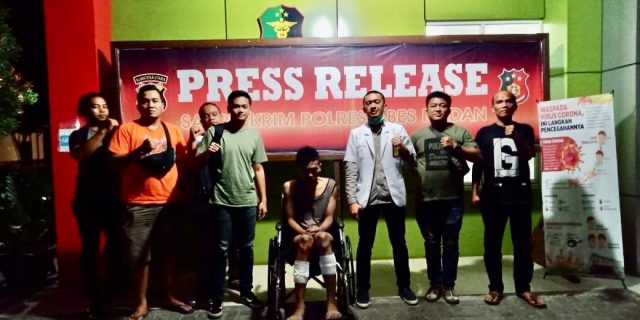 Spesialis Pelaku Jambret Ditembak Polsek Medan Baru