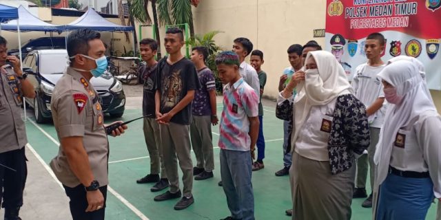 Wakapolrestabes Medan Berikan Arahan dan Bimbingan Kepada Ratusan Siswa-siswi