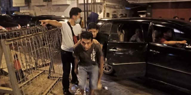 Polisi Gerebek Lokasi Judi Dadu di Pasar l Padang Bulan Medan