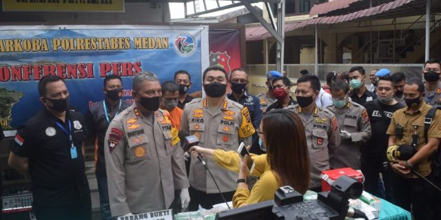 Satnarkoba Polrestabes Medan Gagalkan Peredaran Sabu 35 Kg, 1 Ditembak Mati