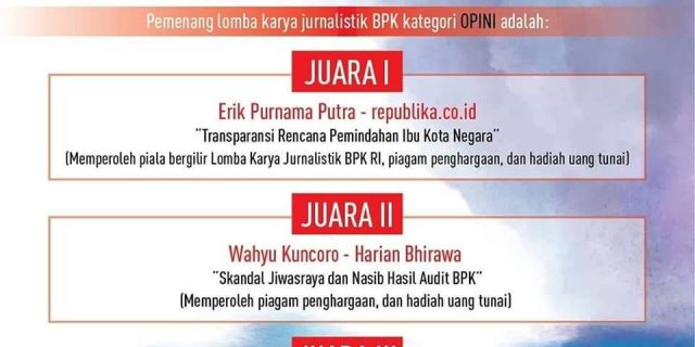 Menangkan Lomba Karya Jurnalistik, PPWI Sampaikan Ucapan Selamat Kepada Darlinsyah