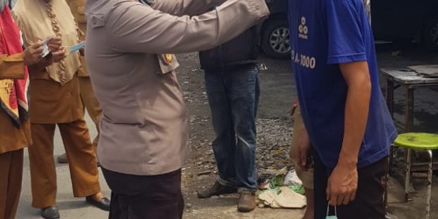 Poldasu dan Polsek Medan Baru Gelar Kegiatan Ops Yustisi Covid-19