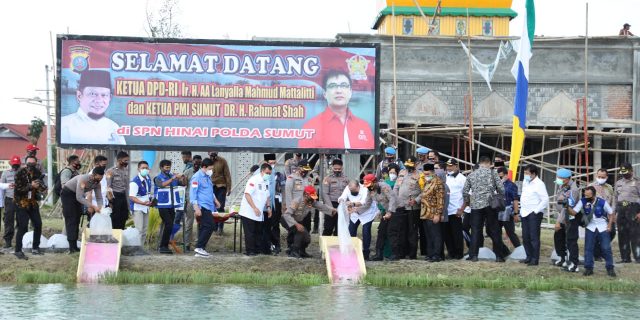Kapolda Dampingi Ketua DPD RI ke SPN Hinai Poldasu