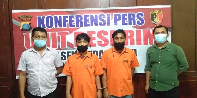 2 Pencuri Sepeda Motor Pelajar ‘Digulung’ Polsek Medan Baru