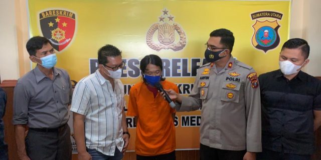 Terduga Pelaku Pengedar Uang Palsu Ditangkap Polsek Patumbak