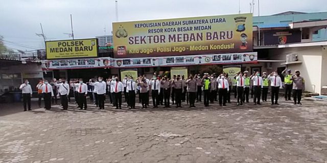 Keluarga Besar Polsek Medan Baru Sampaikan Ucapan Selamat Tahun Baru dan Terima Kasih Kepada Masyarakat