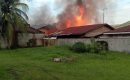 2 Unit Rumah Tempat Gas LPG Hangus Terbakar di Medan