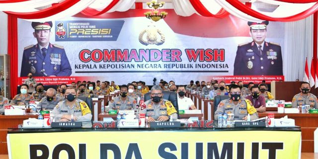 Kapoldasu Dukung Program 100 Hari Kinerja Kapolri