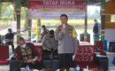 Kapolres Serdang Bedagai Resmikan Desa Suka Damai Kampung Tangguh