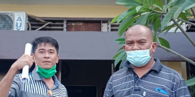 Ketua Forum Masyarakat Terkena Dampak Bangunan RS Regina Mandiri Husada Layangkan Surat Aksi Demo Ke Polrestabes Medan