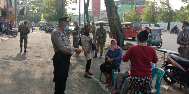13 Orang Masyarakat Kota Medan tidak Pakai Masker Mendapat Sanksi dari Polisi