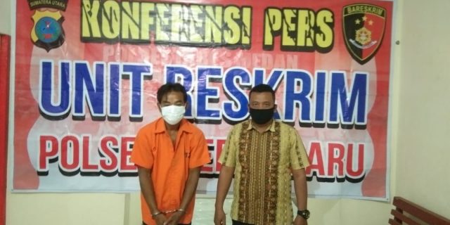 Usai Beli Sabu, Juru Parkir Ini Ditangkap Polsek Medan Baru