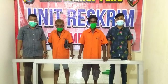 Pencuri Pintu Aluminium Ditangkap Polsek Medan Baru