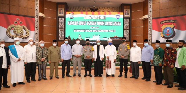 Sambut Bulan Suci Ramadhan, Kapoldasu Jalin Silaturahim Kepada Tokoh Lintas Agama