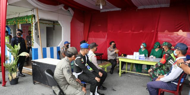 Kapoldasu Cek Pos PAM Simpang Dua Pematangsiantar