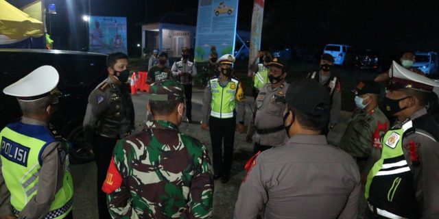 Dir Lantas Poldasu Cek Penyekatan Perbatasan Provinsi