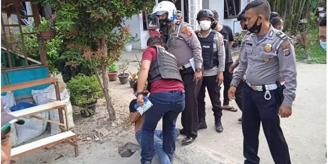 Polsek Percut Sei Tuan Gerebek Lokasi Narkoba dan Judi
