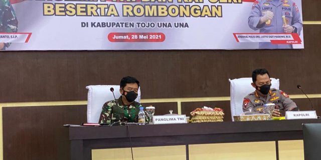 Panglima TNI dan Kapolri Tegaskan Negara Tidak Boleh Kalah dengan Teroris